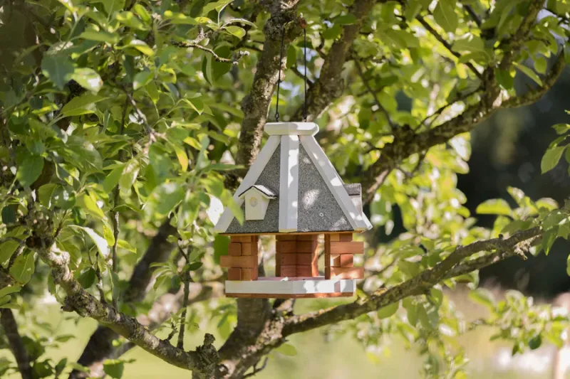 Preview: Vogelfutterhaus zum Aufhängen